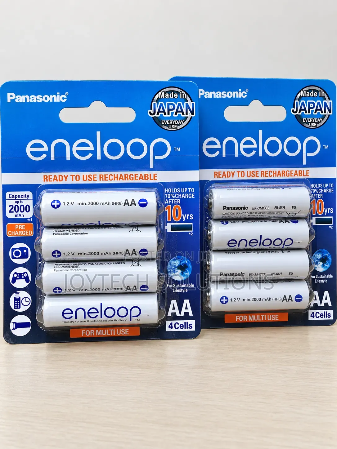 Panasonic Eneloop AA 2000mAh Rechargeable Batteries 4-Pack