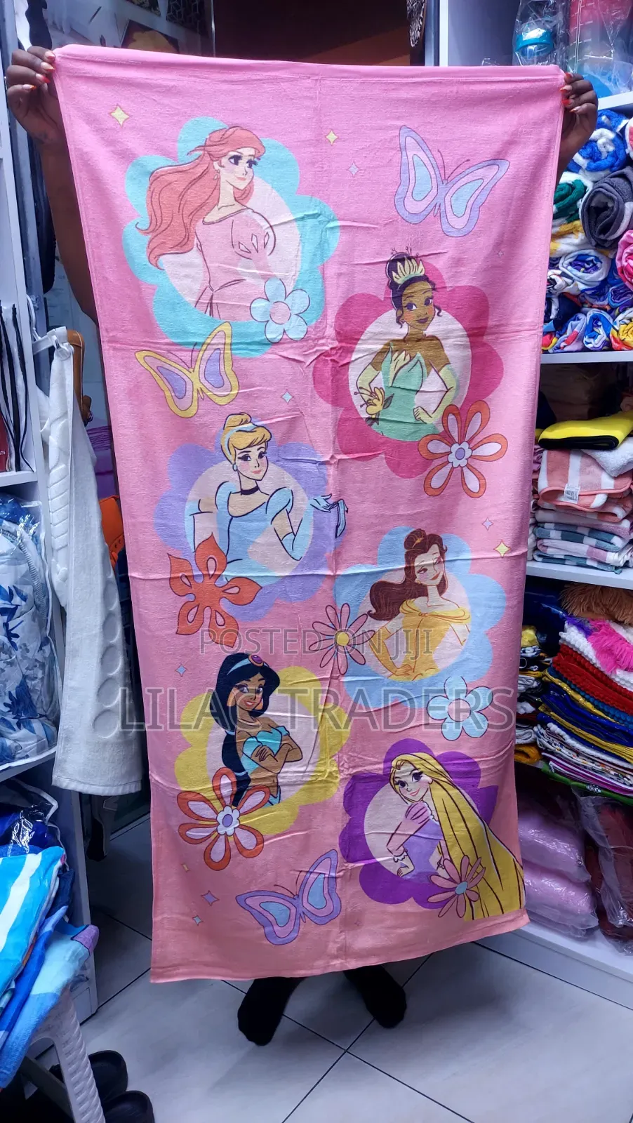 Kids Cartoon Print Bath Towels – 70x140cm Ney