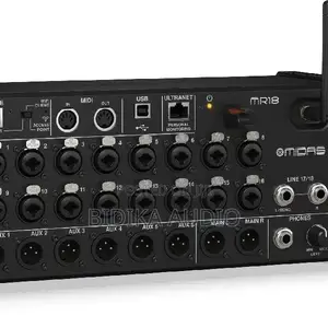 Midas MR18 18-Channel Tablet-Controlled Digital Mixer