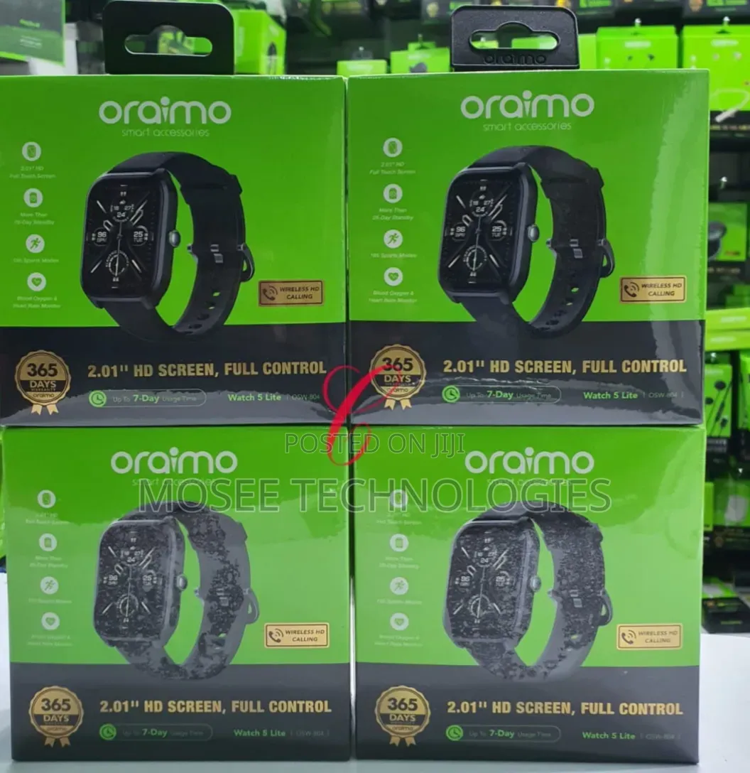 Oraimo Watch 5 Lite – Bluetooth Calling Smartwatch