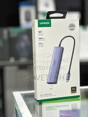 UGREEN 6-in-1 USB C Hub HDMI Adapter 4K for MacBook and Dell XPS