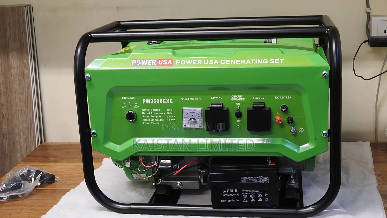 POWER USA 2.8KVA Petrol Generator Key Start PW2500EXE