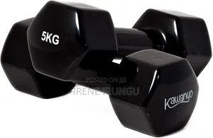 2 PCS of 5kgs Vinyl Exercise Dumbells