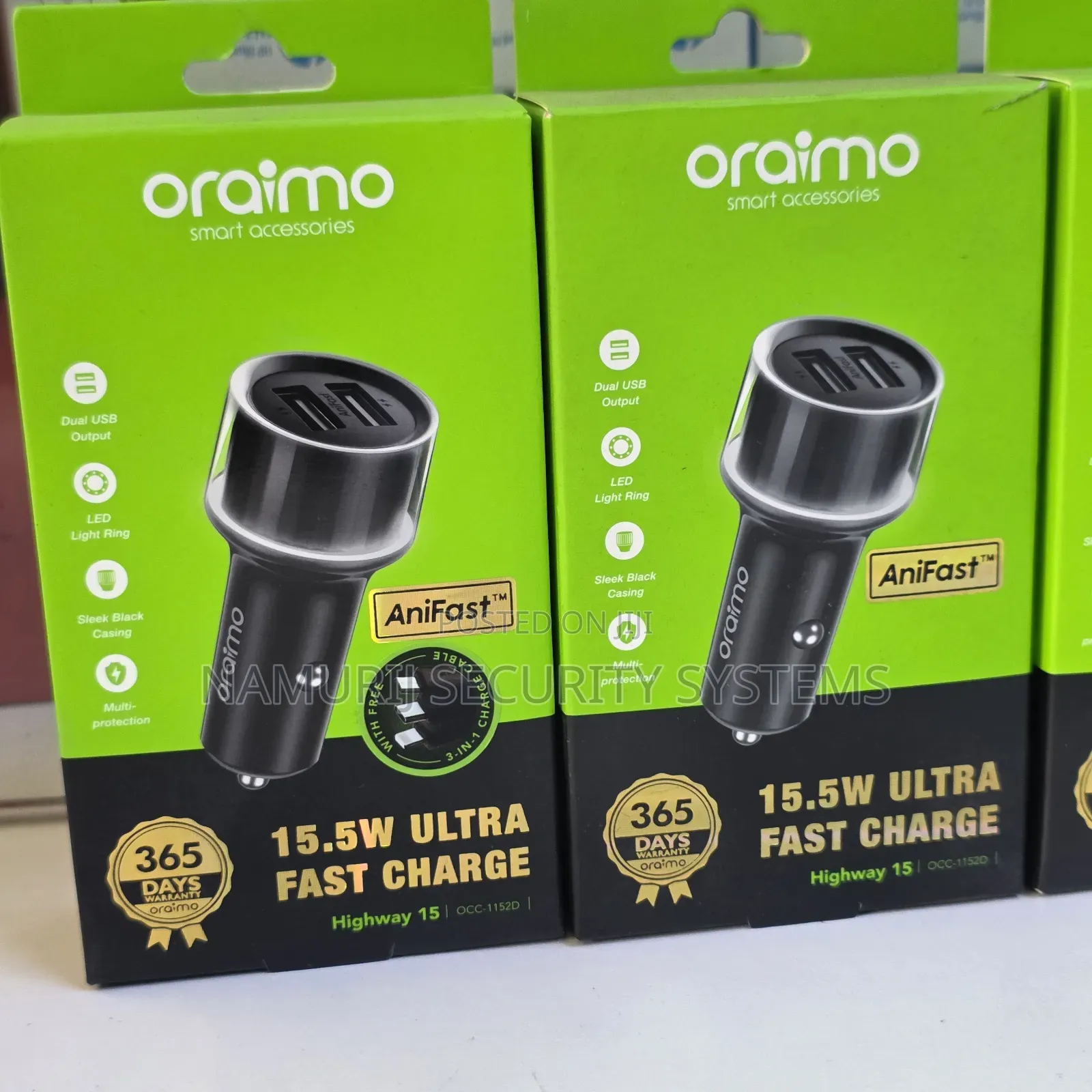 15.5w Oraimo Car Charger