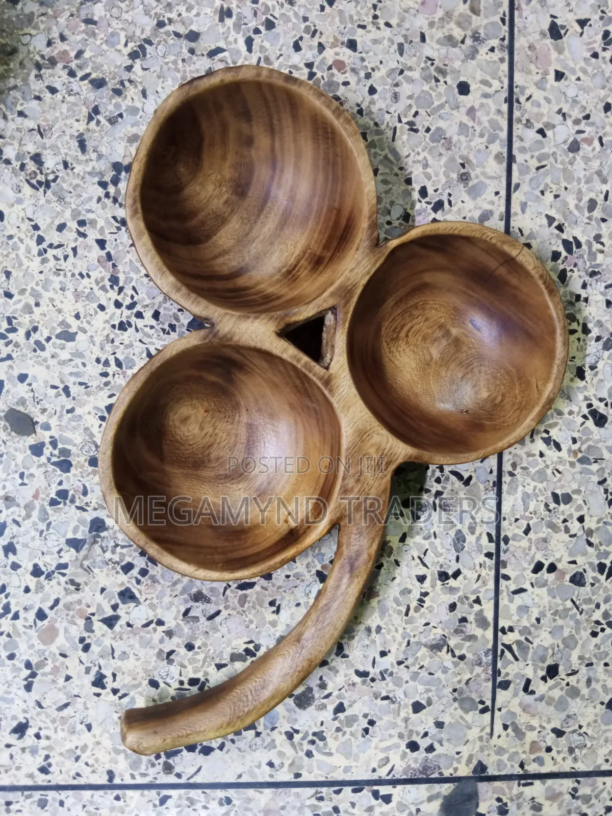 Wooden Bowl Platter 3pc / Handcrafted 3pc Bowl Platter