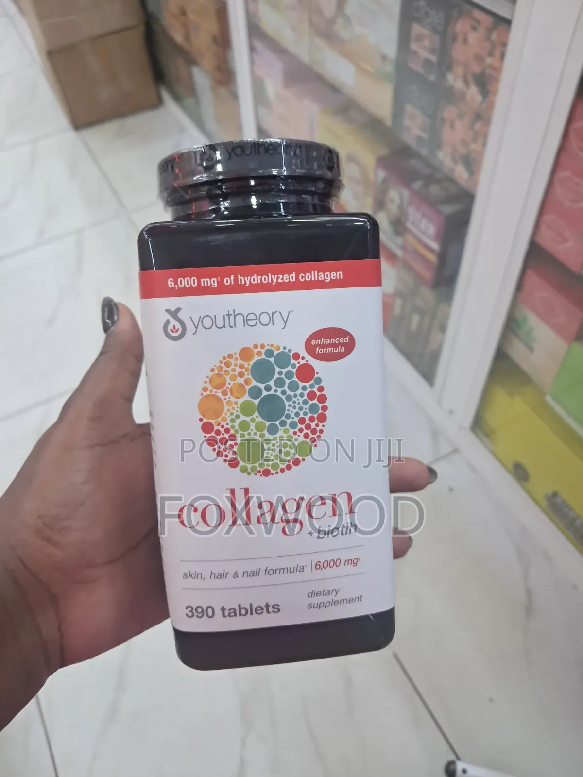 Youtheory Collagen + Biotin, a Dietary Supplement 290 Tablets