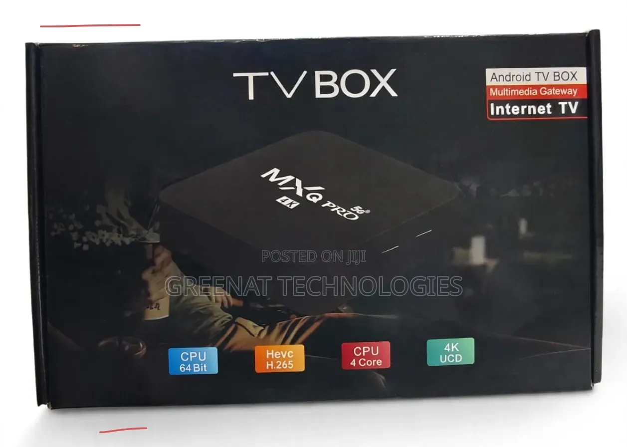 MXQ Pro 5Ghz 4K Android TV Box Internet TV Multimedia Gateway