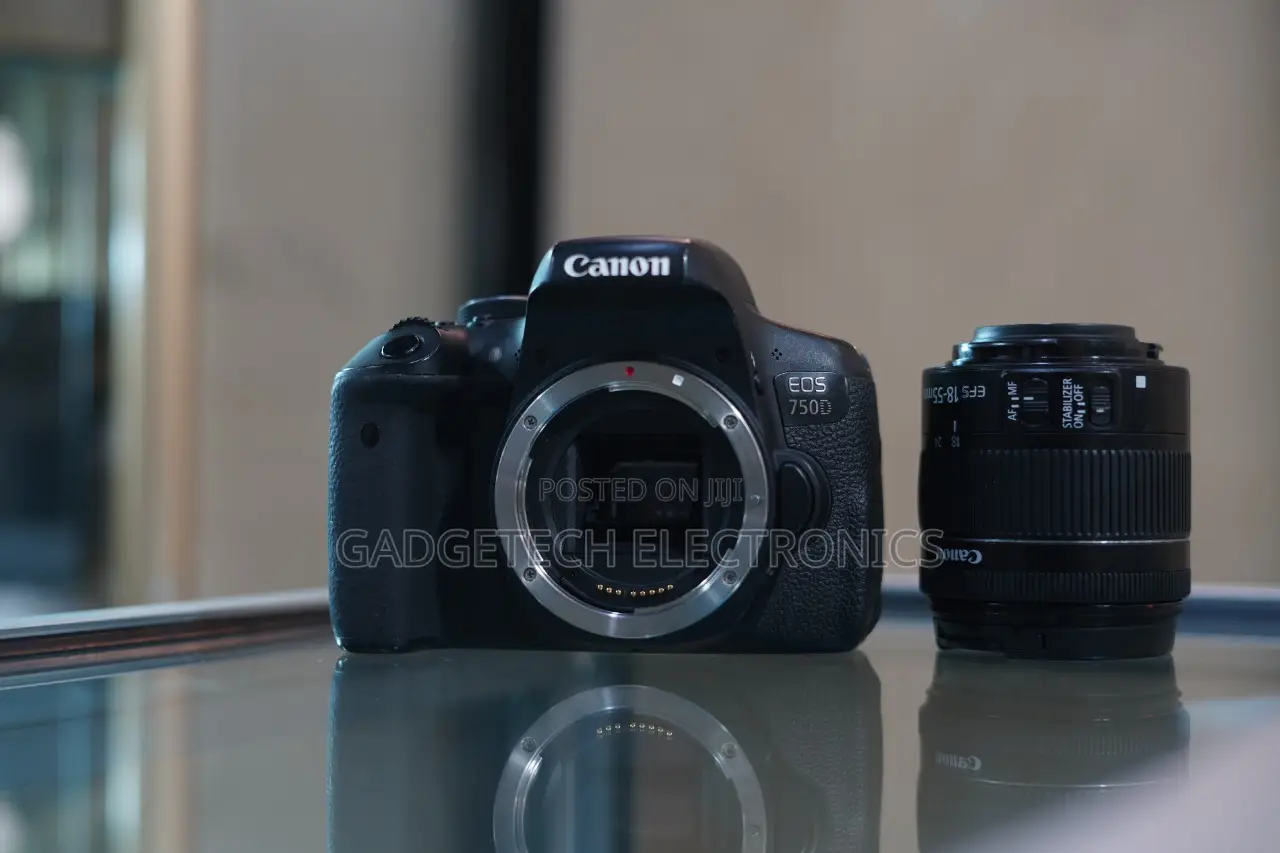 Canon 750d With Kit Lens 18-55mm