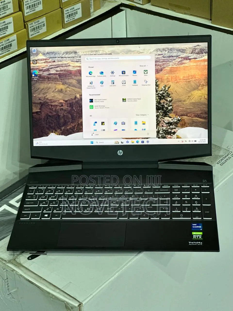 Laptop HP Pavilion 15 8GB Intel Core i7 SSD 512GB
