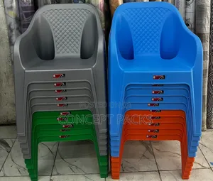 Complast Plastic Chair With Armrest.