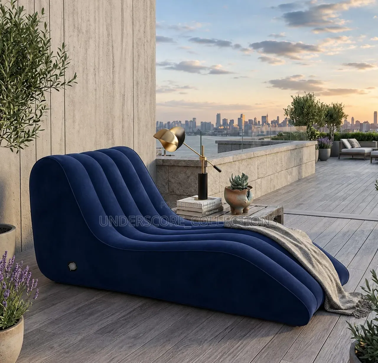 S-Shaped Inflatable Sofa