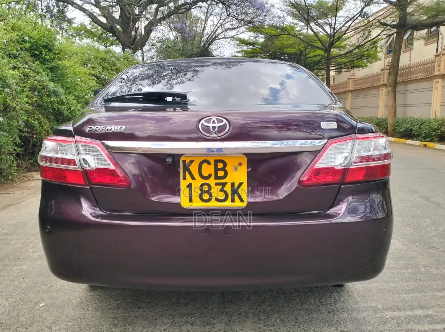 Toyota Premio 2007 Burgundy