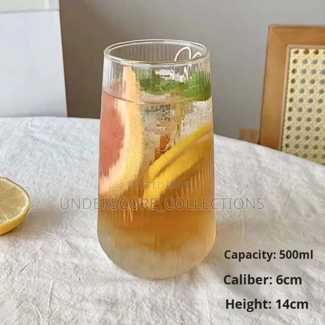 Ribbed Highball Glass(500ml)