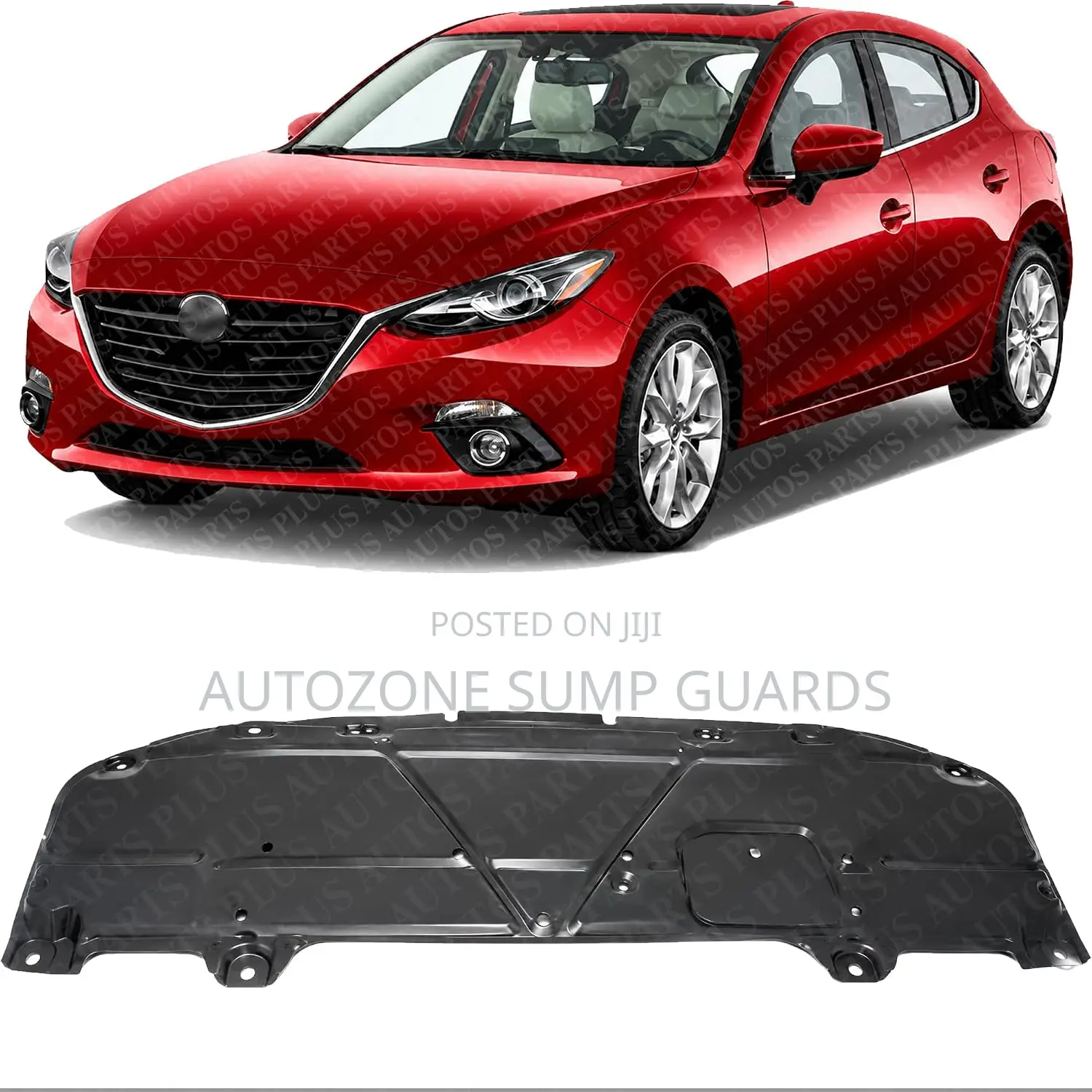 Front Engine Splash Replacement Compatible With 2014-2018 Mazda 3