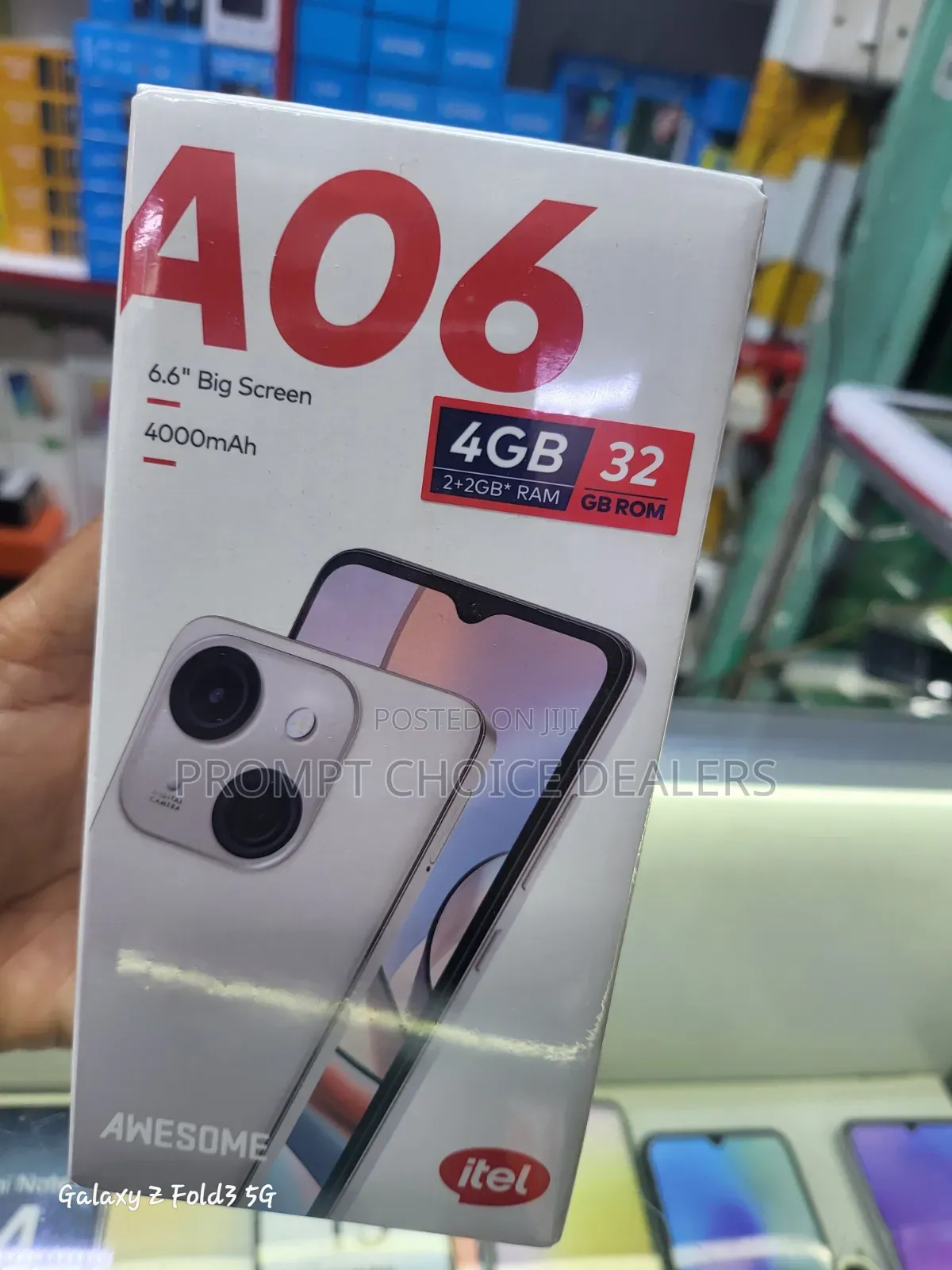 New Itel A06 32 GB Black