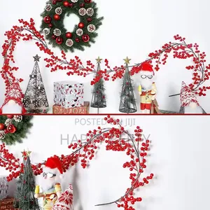1Pcs 1.8M Artificial Cranberry Vine