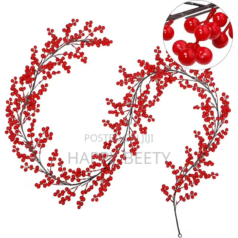 1Pcs 1.8M Artificial Cranberry Vine