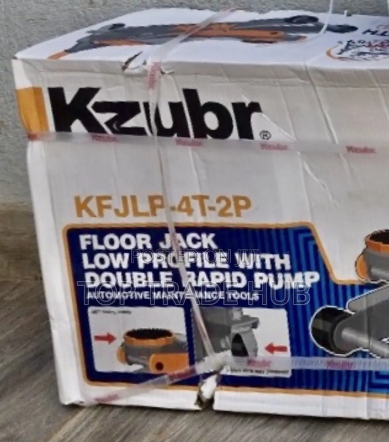 Kzubr Floor Jack 4000Kgs/4 Tonnes Lifting Weight With Rapid Pump
