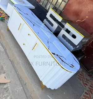 Marble Top Televishion Stand