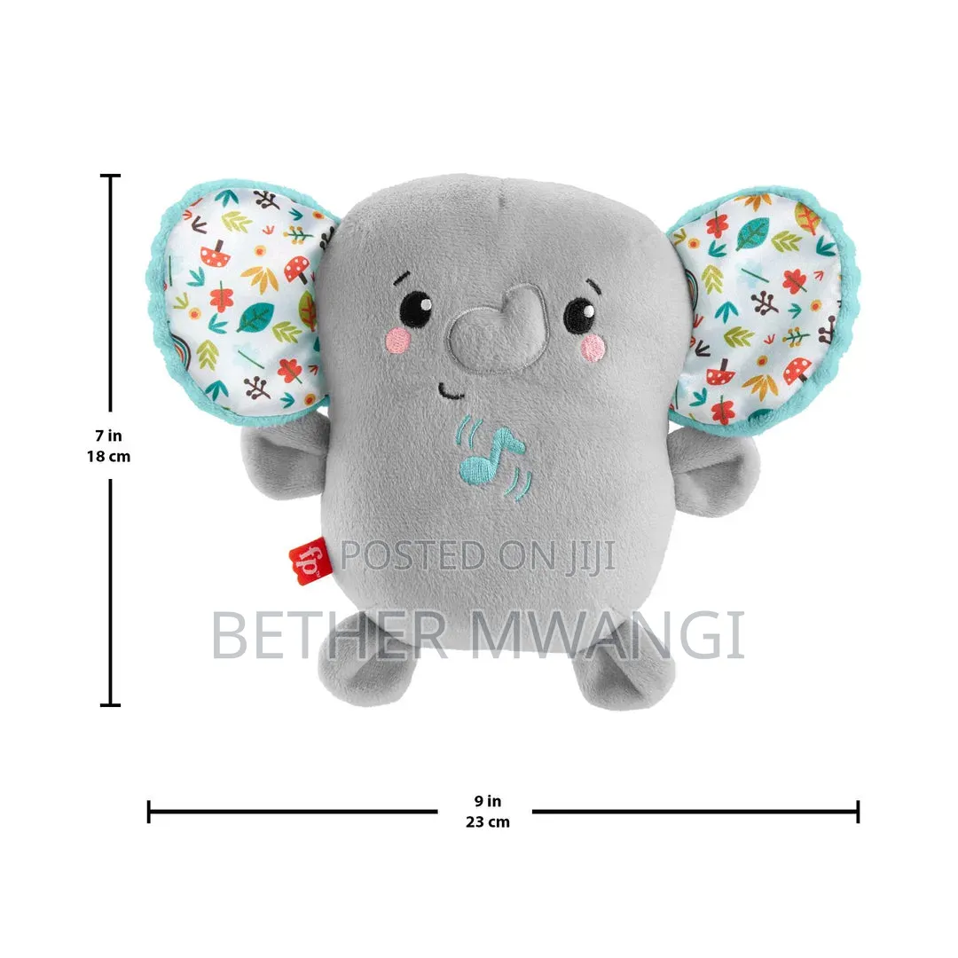 Fisher Price Plush Elephant Baby Toy Sound Machine
