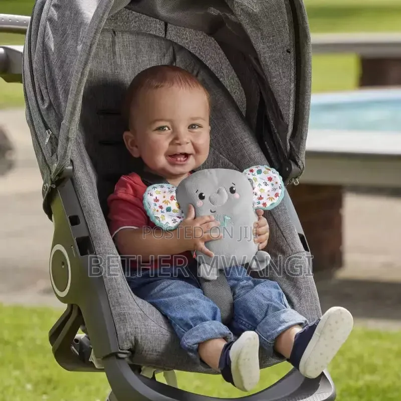 Fisher Price Plush Elephant Baby Toy Sound Machine