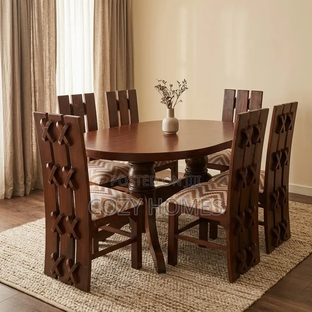 Dining Set a Rectangular Dining Set for Home Interior