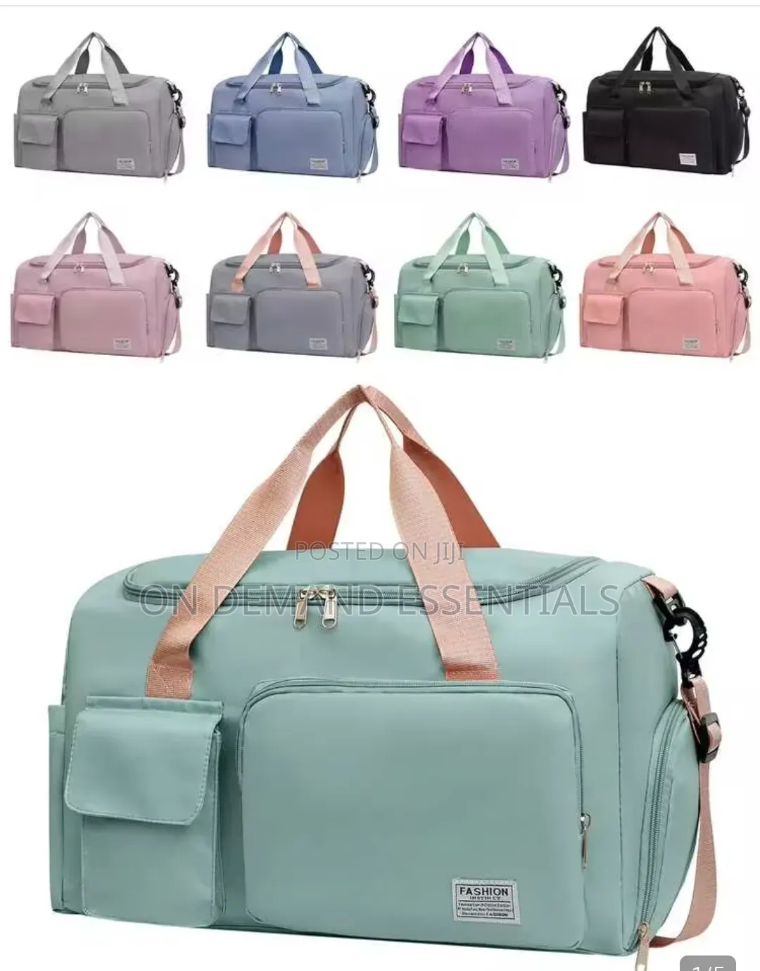 Solid Color Fitness Bag
