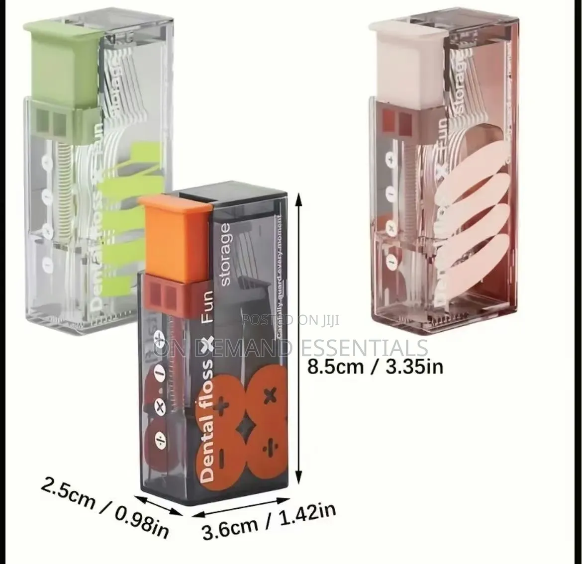 Portable Automatic Floss Dispenser With Travel Case