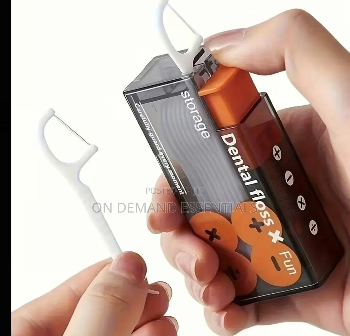 Portable Automatic Floss Dispenser With Travel Case