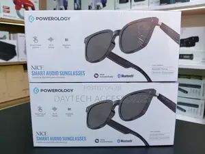 Powerology Nice Audio Sunglasses Bluetooth 5.4 Touch Control - Black