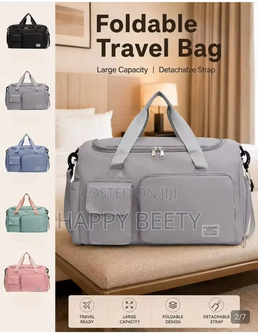 *Solid Color Fitness Bag