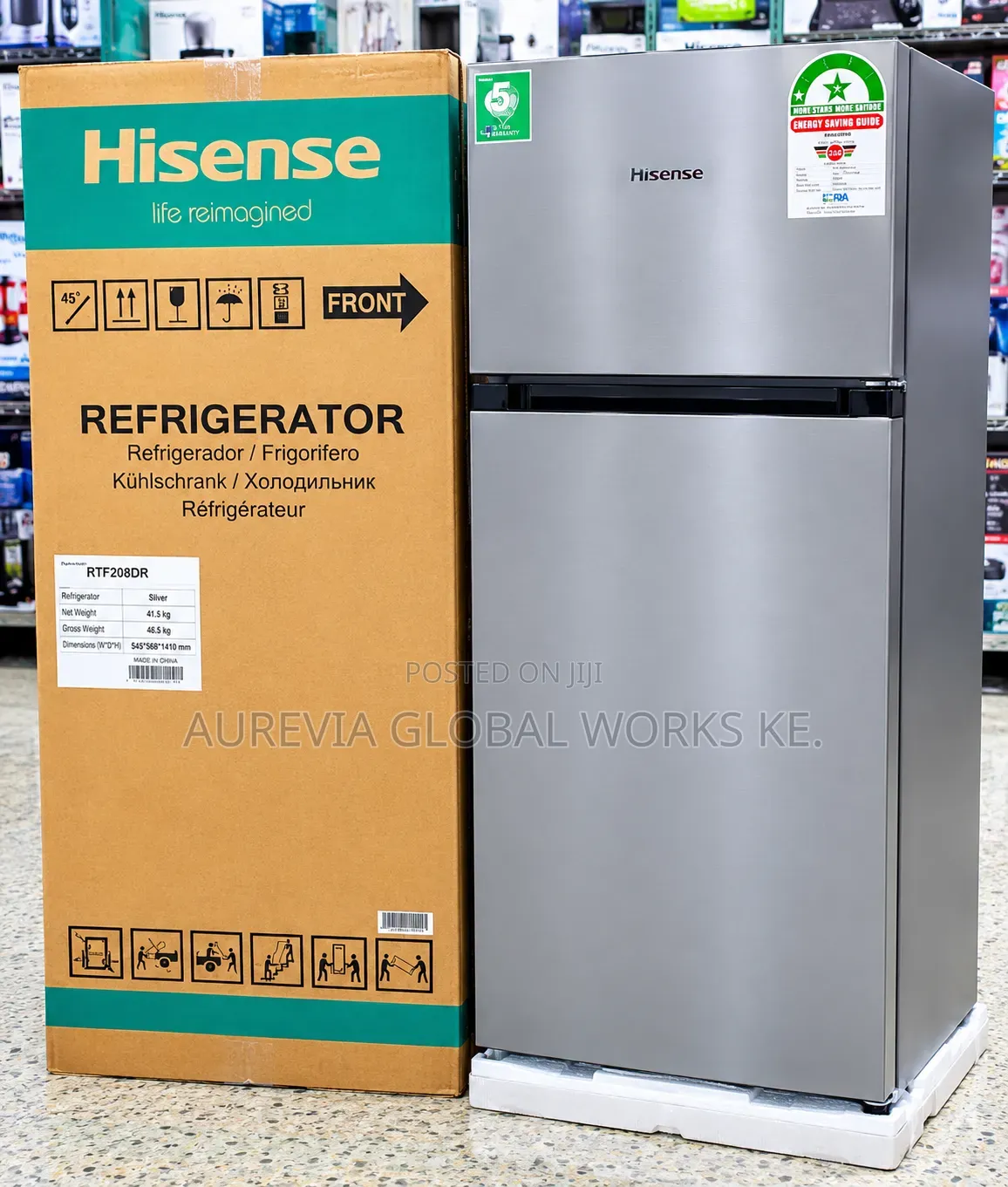 Hisense 120l Double Door Fridge Available!