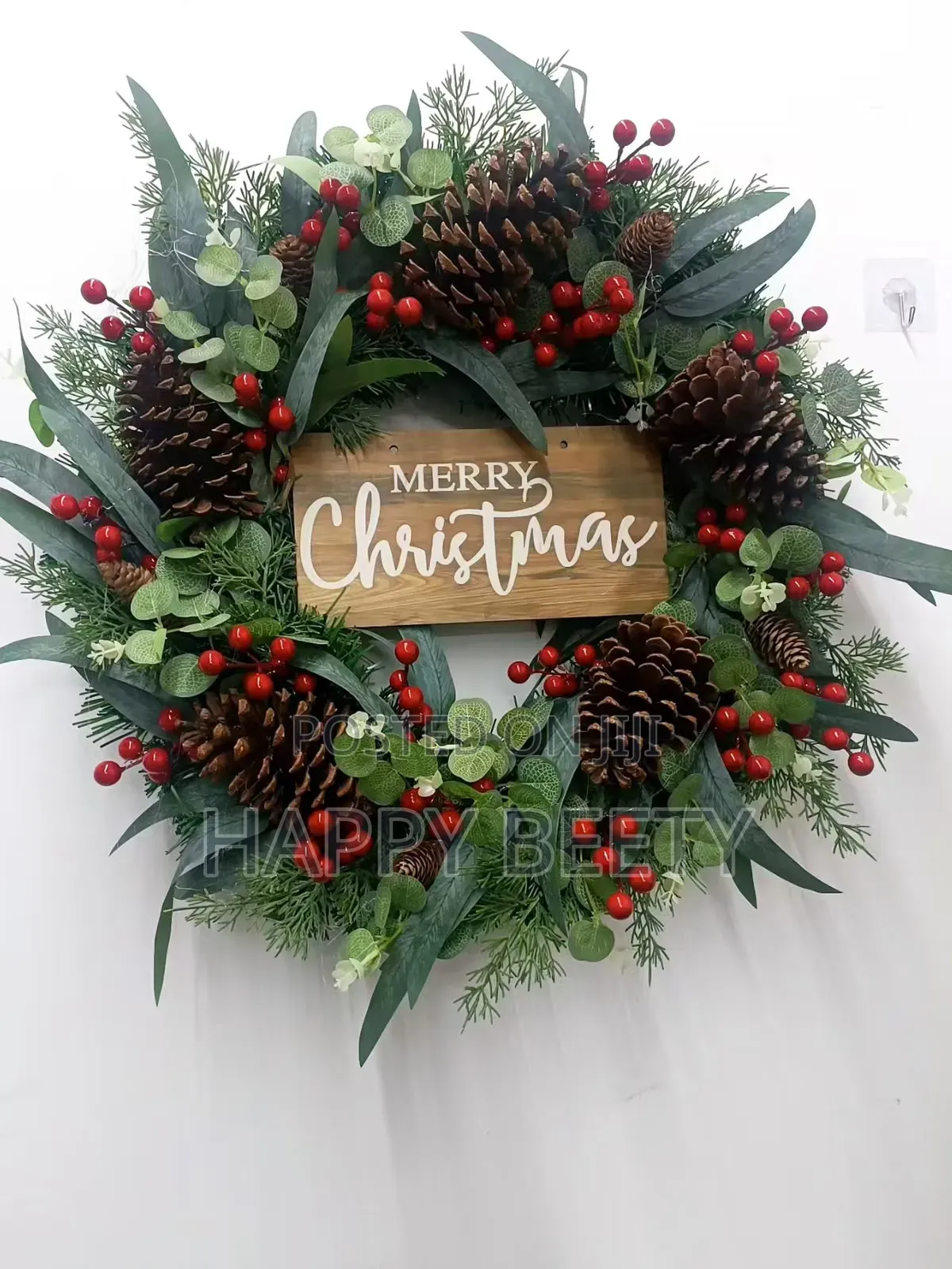 Door Wreath – 50cm Add a Touch of Luxury to Your Charisma's Season