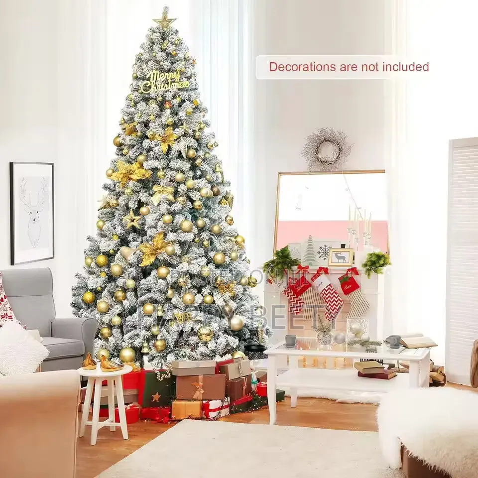 high Count Snow Flocked Christmas Tree(decorations Not Included)