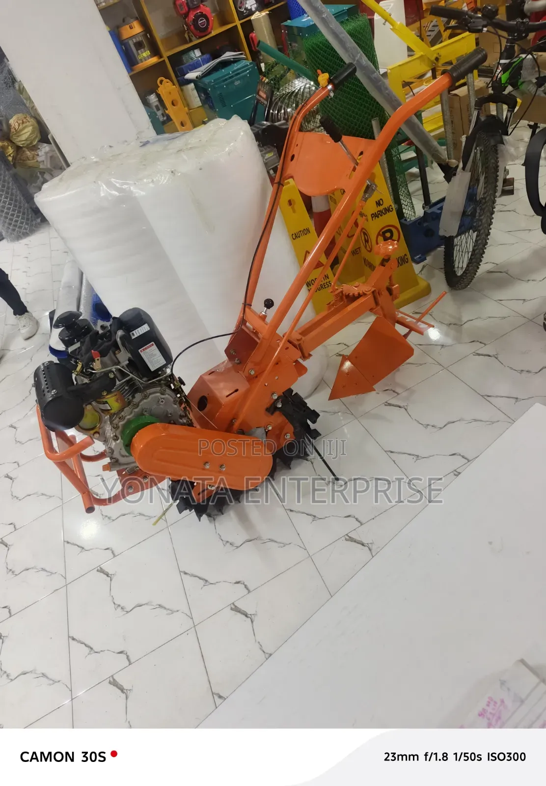 Walk Behind Diesel Agricultural Tiller