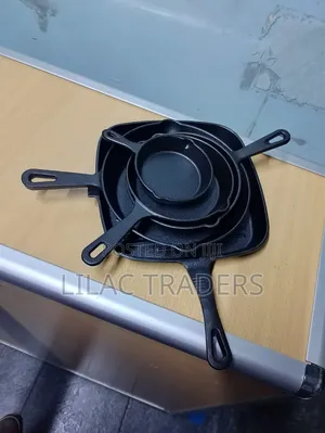 Durable Heavy Iron Skillet Set – 5 Different Sizes
