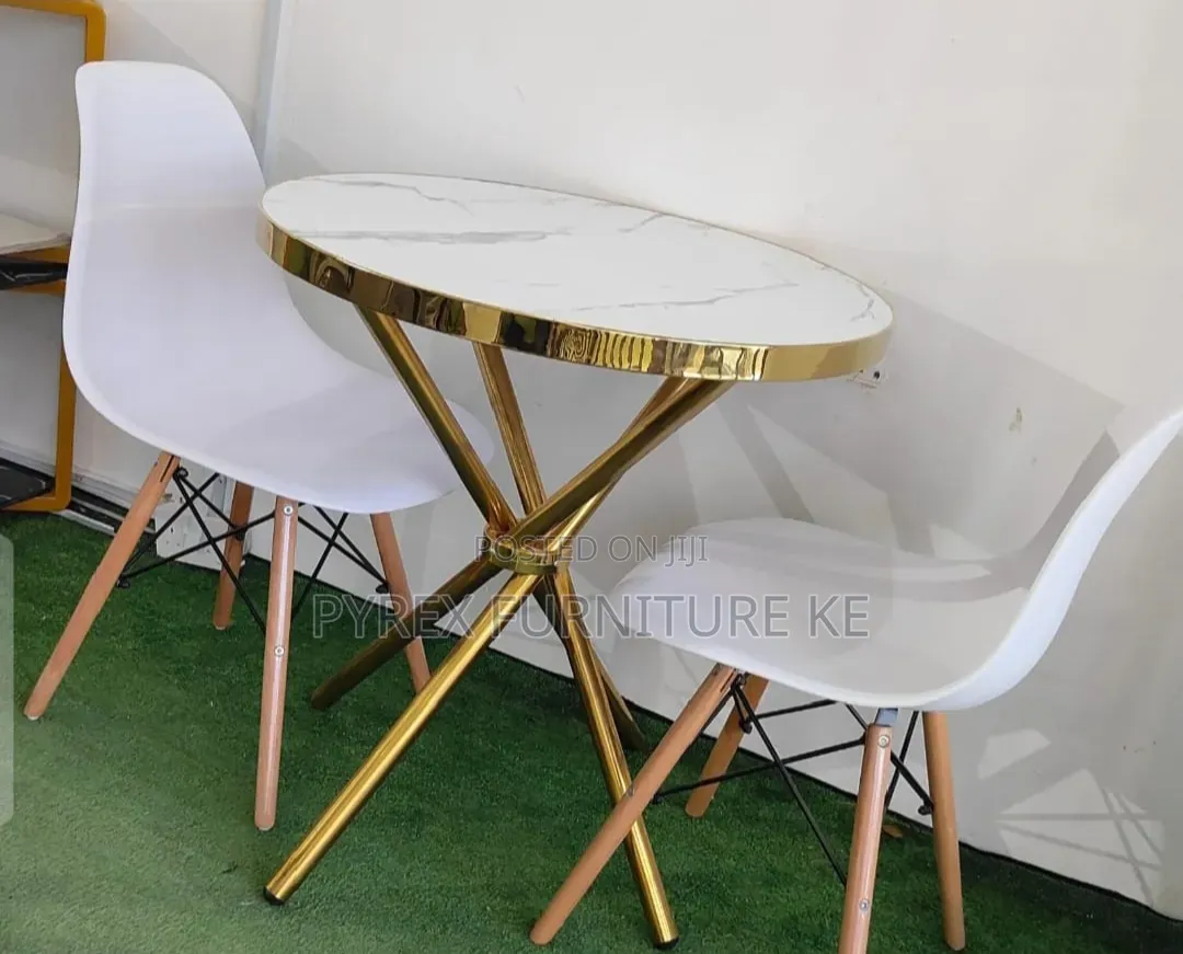 Marble Top With Eames Dining Set