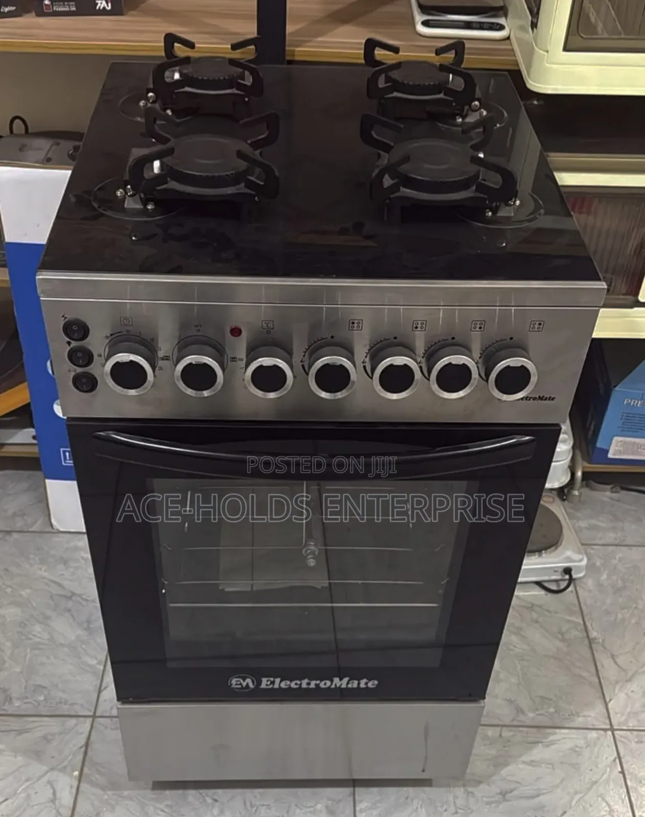 Electromate Full Gas Standing Cooker - Electric Oven - Special Burner