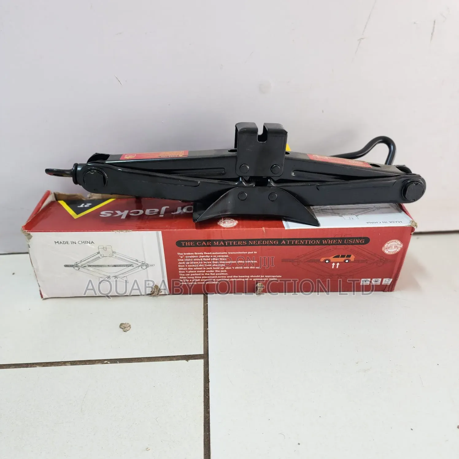 2-Tonne Manual Car Scissor Jack – Heavy Duty Vehicle Lifting Tool