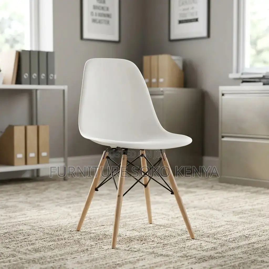Desk + Chair : White 1-Meter Study Desk Combo