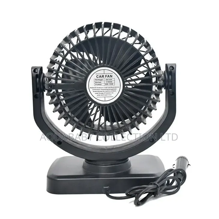6-Inch Single Head Car Fan AC-2315 – DC Power Socket
