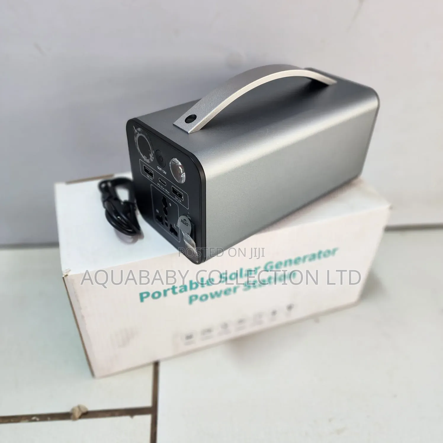 Portable Solar Generator & Power Station – Rechargeable Backup Power