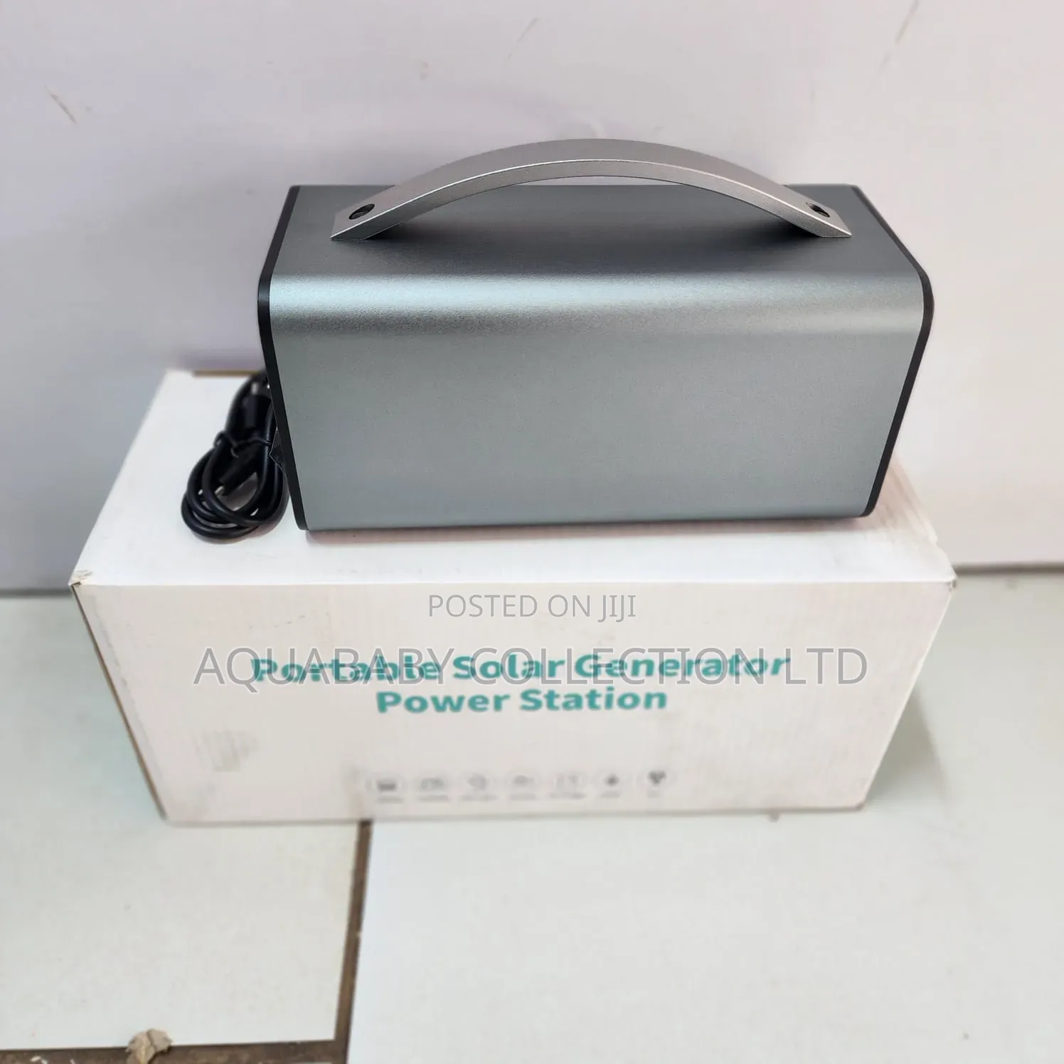 Portable Solar Generator & Power Station – Rechargeable Backup Power