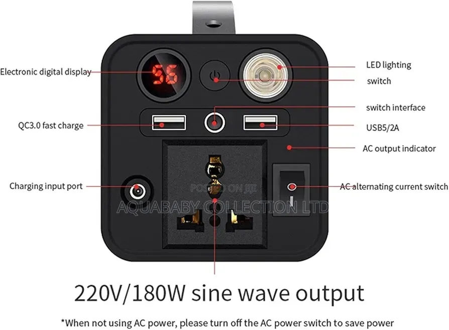 Portable Solar Generator & Power Station – Rechargeable Backup Power