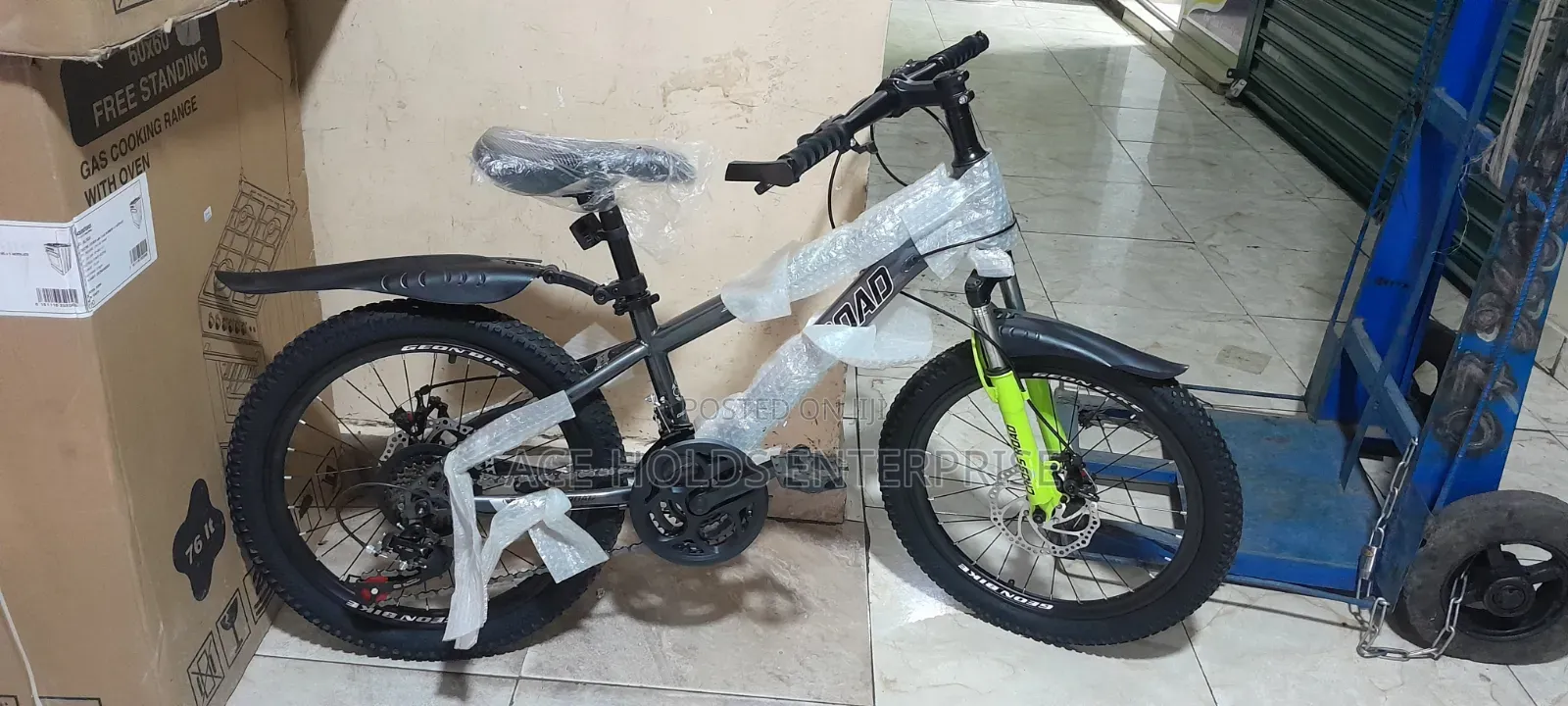 Fat Tire Mountain Bike - Size 20" With 3 Speed Setting and Disk Brake