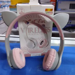New Arrivals P47M Cat Ears LED Light Bluetooth Headphones