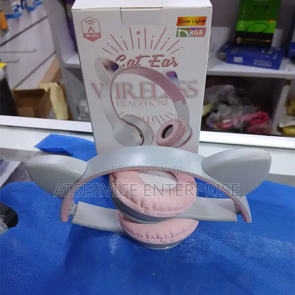 Cute Cat Headphones for Kids