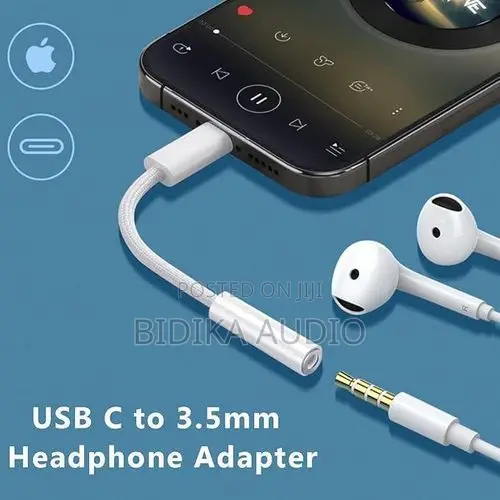 Bn Type-C to 3.5mm Headphone Jack Connector
