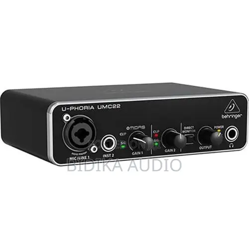 Behringer U-Phoria UMC22 Audiophile 2x2 USB Audio Interface