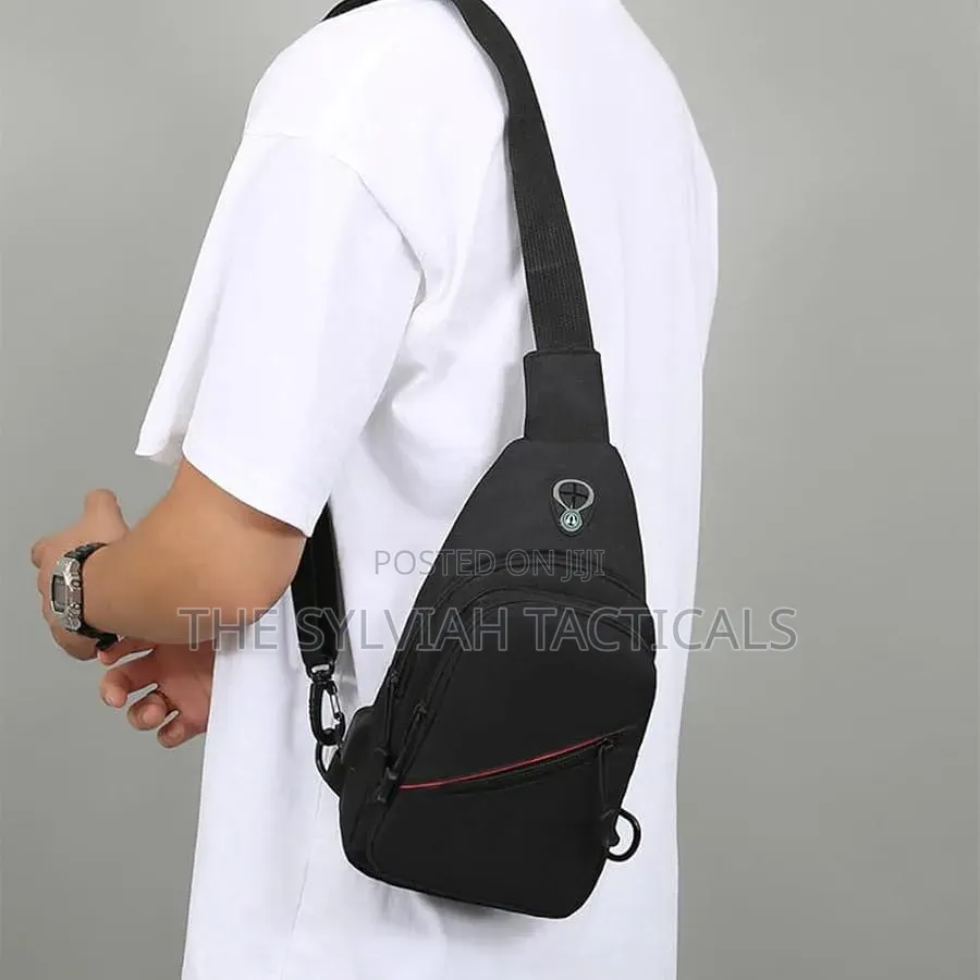 *Shoulder Messenger Bag for Men, Jeshi Chest Bag, Tactical Backpack